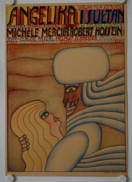 Angelique and the Sultan original release polish movie poster
